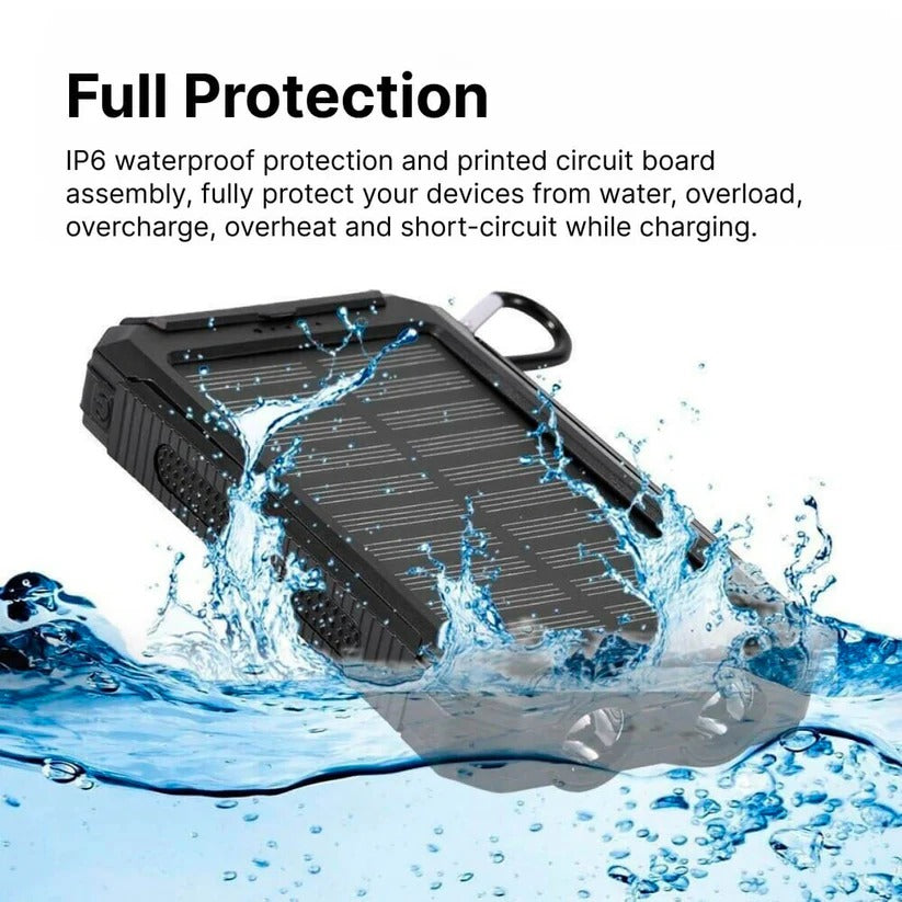 Powerbank 500000mAh Waterdicht Zonne-oplader Extern