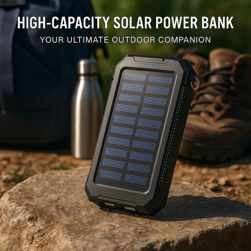 Powerbank 500000mAh Waterdicht Zonne-oplader Extern