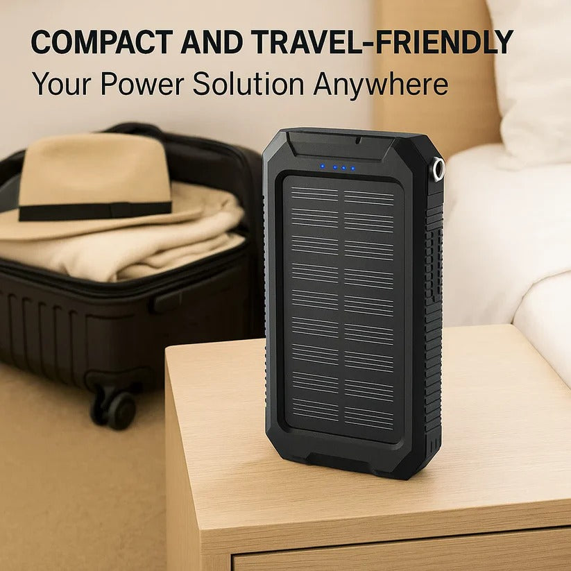 Powerbank 500000mAh Waterdicht Zonne-oplader Extern