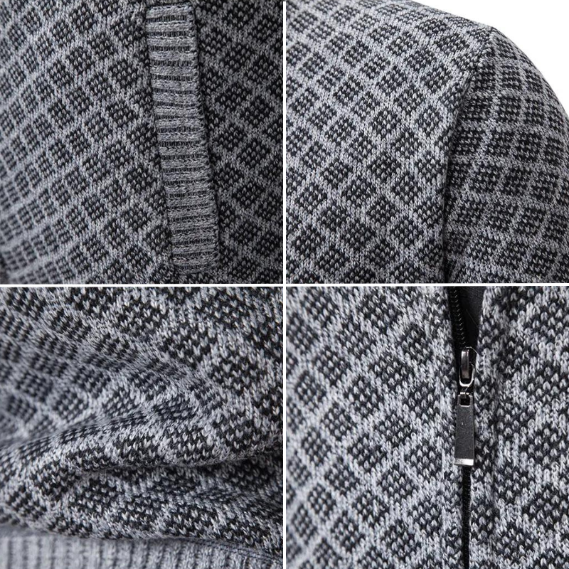 Heren Trui Col – Warme gebreide trui met col voor casual en formele stijl