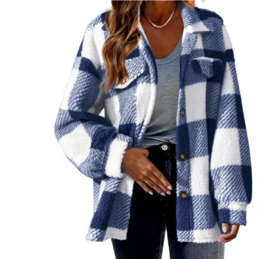 Damesjack met ruitpatroon – Stijlvol ruitjack voor dames, casual en trendy