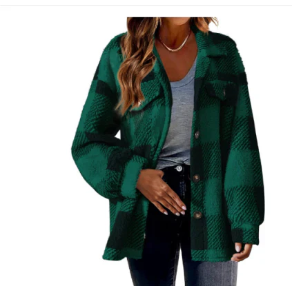 Damesjack met ruitpatroon – Stijlvol ruitjack voor dames, casual en trendy