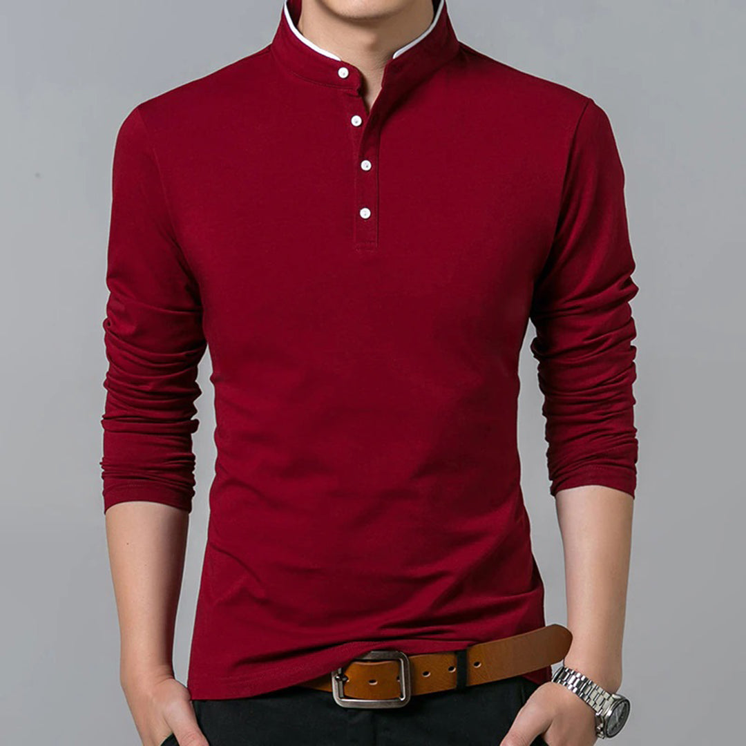 Langarmshirt heren – Comfortabel shirt met lange mouwen voor casual gebruik