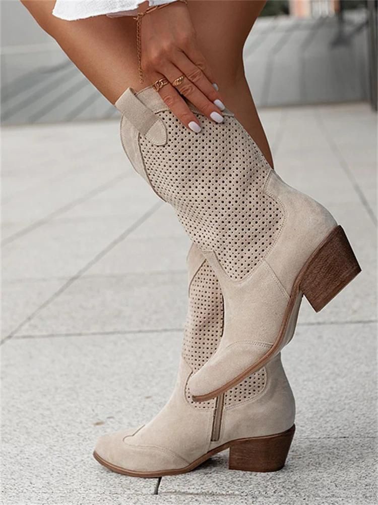Cowboylaarzen Dames – Stijlvolle leren laarzen voor casual en feestelijk gebruik