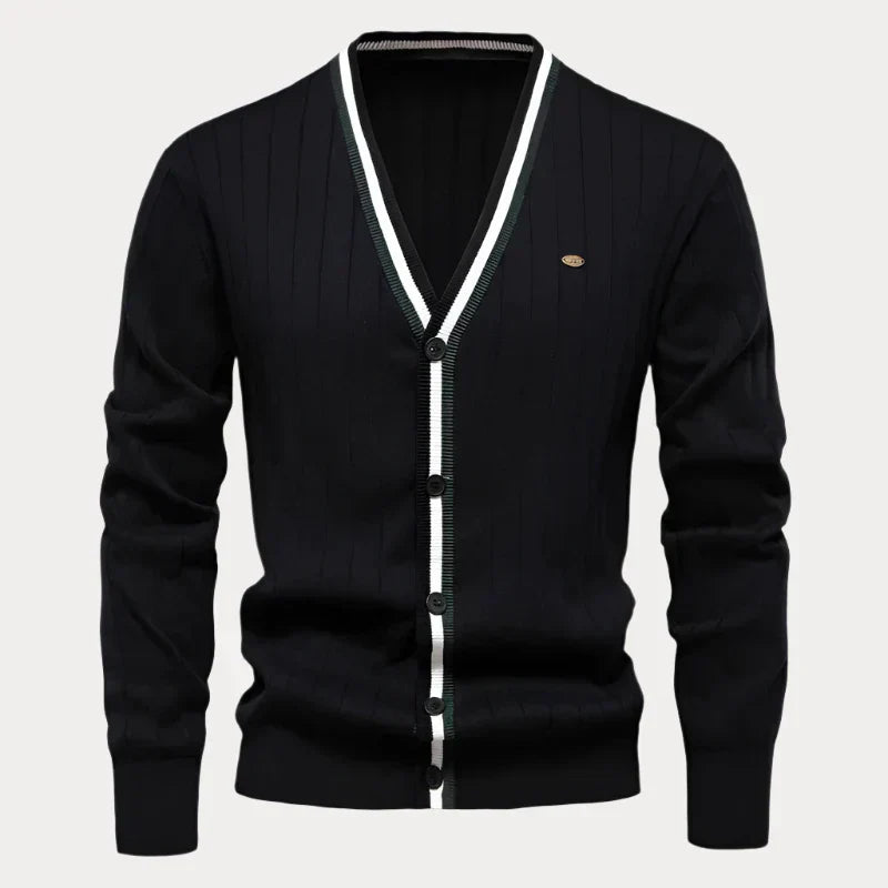 Heren vest met knoopsluiting – Stijlvol gebreid vest voor casual en formele gelegenheden
