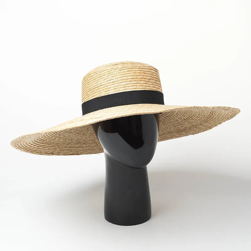 Hoed Rieten – Elegante zomerhoed voor dames met brede rand en stijlvol ontwerp