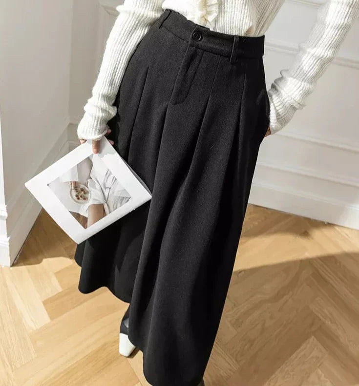 Vouwenrok dames – Elegante plissé rok van chiffon voor feest en casual gebruik