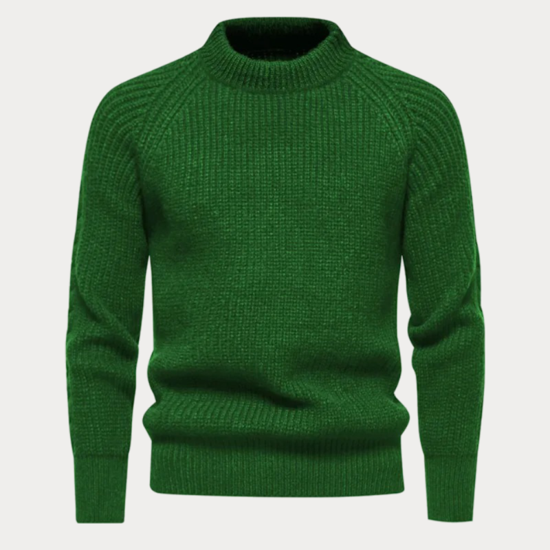 Casual Trui Heren - Ronde Hals Trui van Katoen voor Comfortabele Look