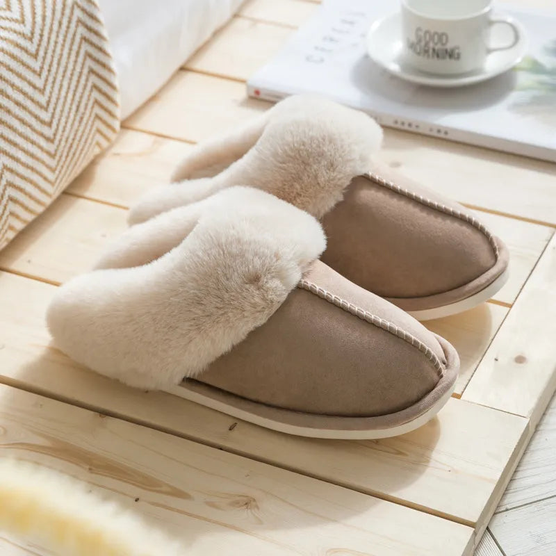 Zachte Huisschoenen Dames – Comfortabele Pantoffels voor Binnen en Relaxen
