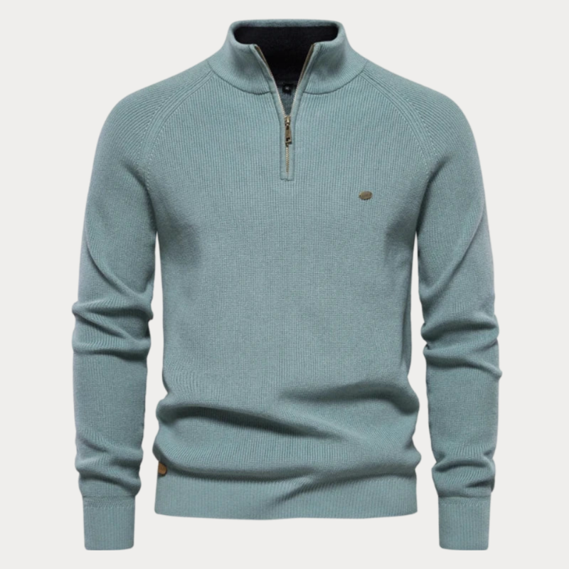 Heren-Pullover met Rits – Comfortabele en Stijlvolle Sweater voor Koude Dagen