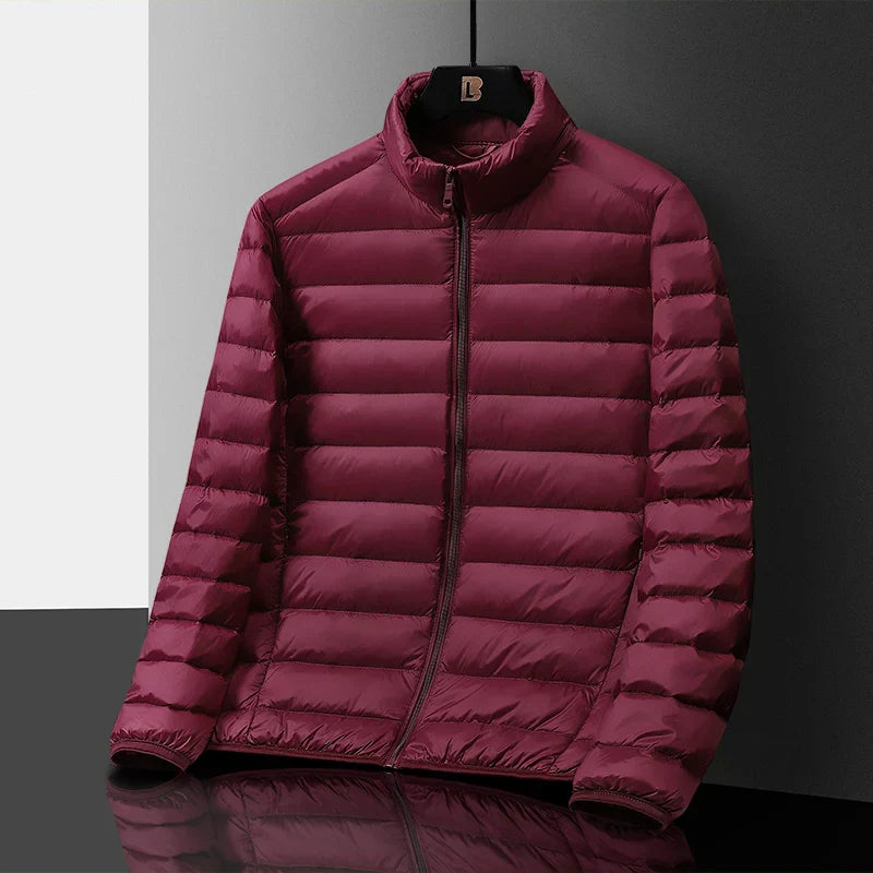 Pufferjack heren – Elegante gestikte winterjas met comfortabele pasvorm