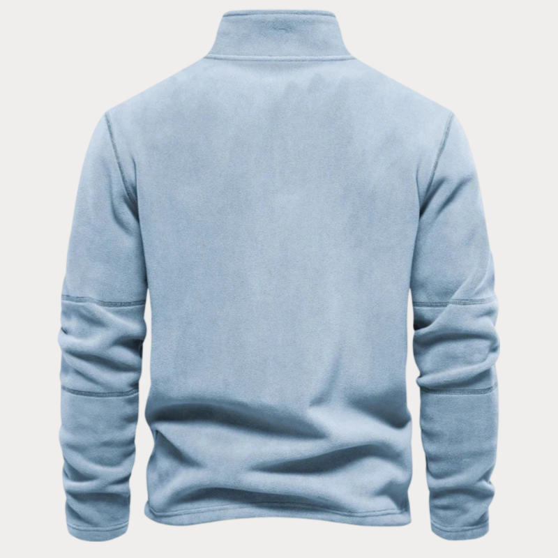 Stehkragen Pullover heren – Comfortabele trui met halvem rits en stijlvol design