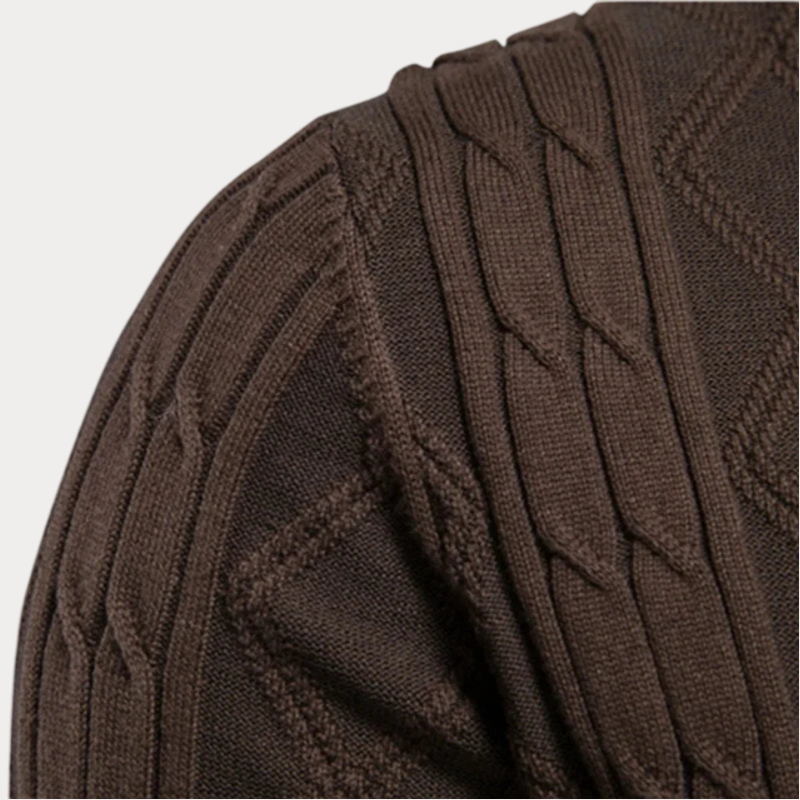 Heren Cardigan V-hals – Stijlvolle Knopen Cardigan van Katoen voor Casual en Formeel