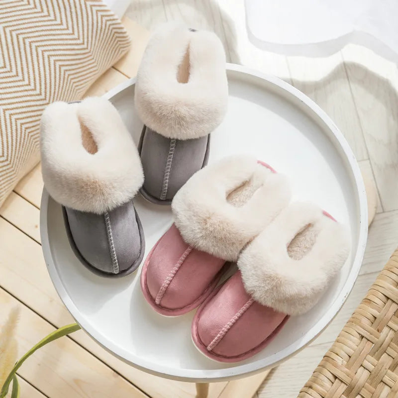 Zachte Huisschoenen Dames – Comfortabele Pantoffels voor Binnen en Relaxen