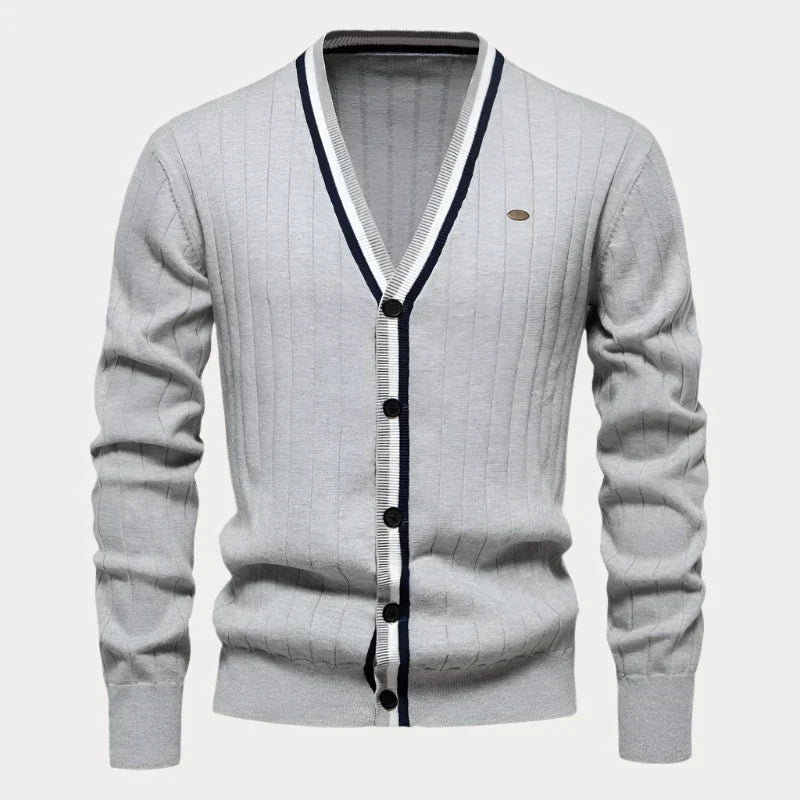 Heren vest met knoopsluiting – Stijlvol gebreid vest voor casual en formele gelegenheden