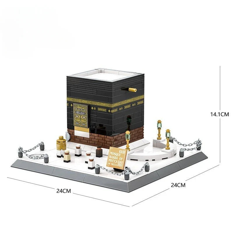 Kaaba Bouwstenen Speelset Moskee Constructie voor Kinderen