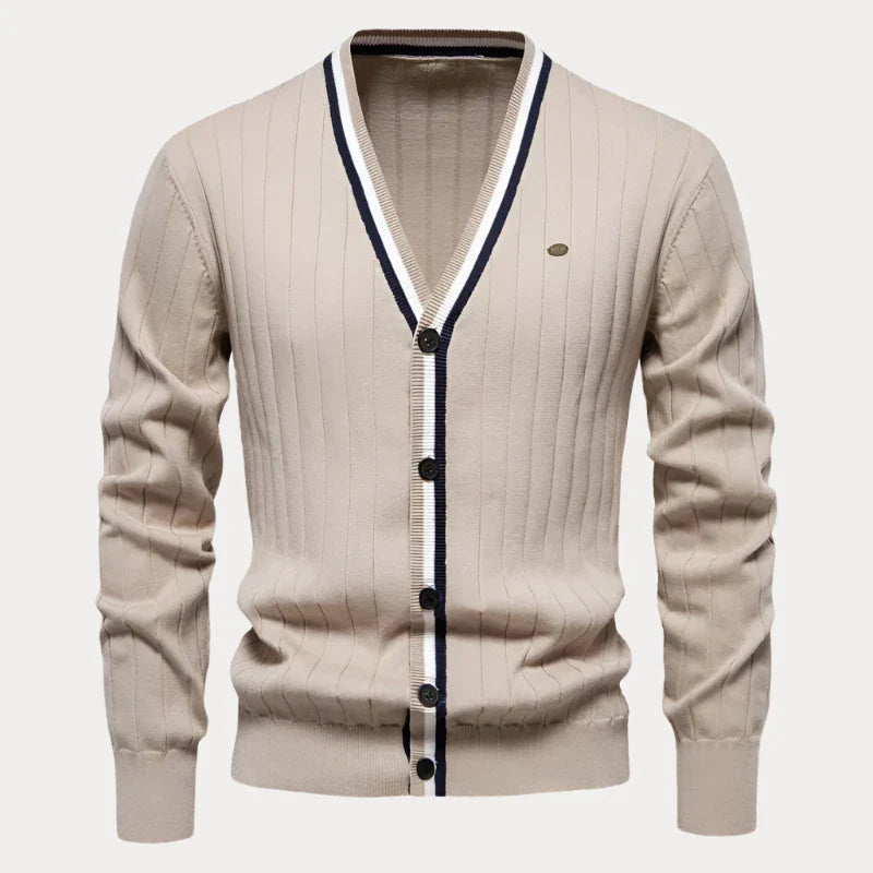 Heren vest met knoopsluiting – Stijlvol gebreid vest voor casual en formele gelegenheden