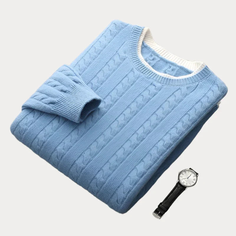 Heren Trui Ronde Hals – Comfortabele Gebreide Trui voor Casual en Sportief Gebruik