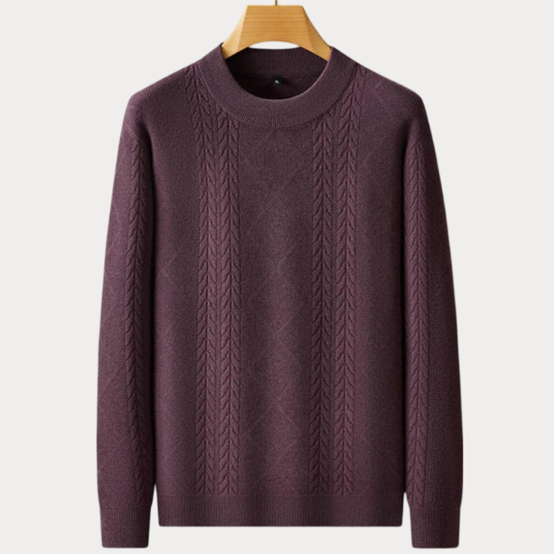Heren Trui Ronde Hals – Comfortabele Gebreide Trui voor Herfst en Winter