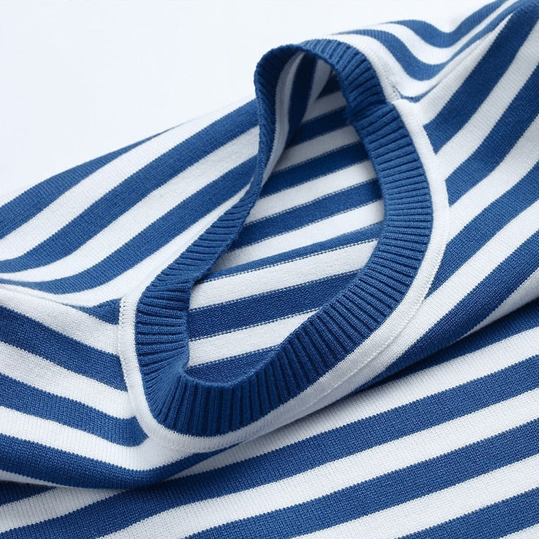 Gestreept dames top – Langarmige blouse met trendy strepen voor casual stijl
