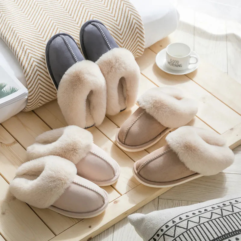 Zachte Huisschoenen Dames – Comfortabele Pantoffels voor Binnen en Relaxen