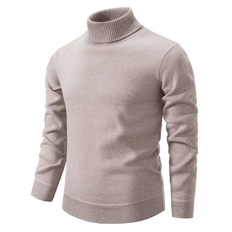 Heren Coltrui – Warme gebreide trui met ronde hals en casual stijl