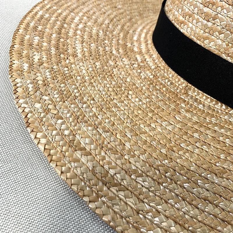 Hoed Rieten – Elegante zomerhoed voor dames met brede rand en stijlvol ontwerp
