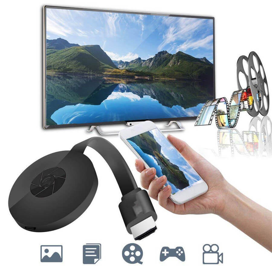 Draadloze Video Streamer Chromecast voor TV Streaming en Mirroren