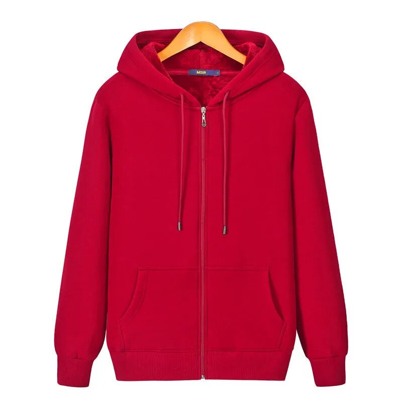 Heren Hoodie Casual – Zip-Up Sweatshirt voor Comfortabele Dagelijkse Stijl