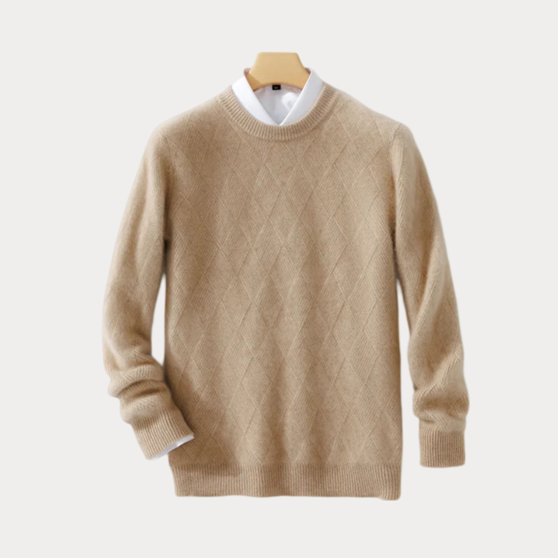 Heren Trui Ronde Hals – Comfortabele Trui van Katoen voor Casual Stijl