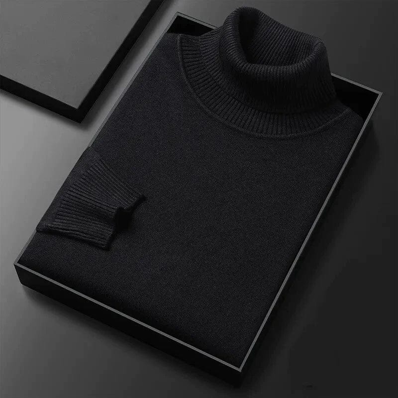 Heren Coltrui – Warme gebreide trui met ronde hals en casual stijl