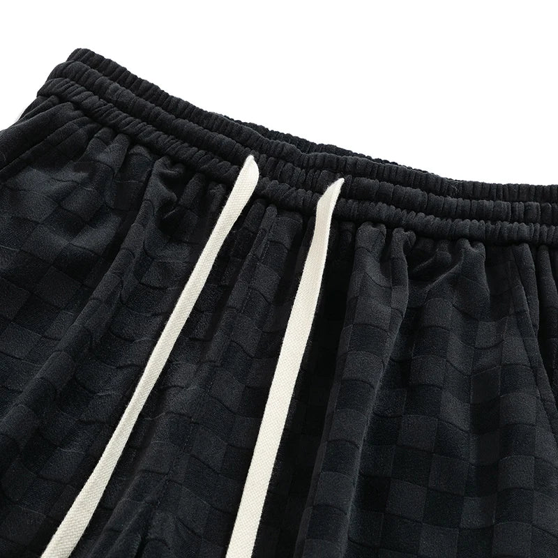 Joggingbroek Heren – Geruite Sportbroek van Katoen voor Comfortabel Gebruik