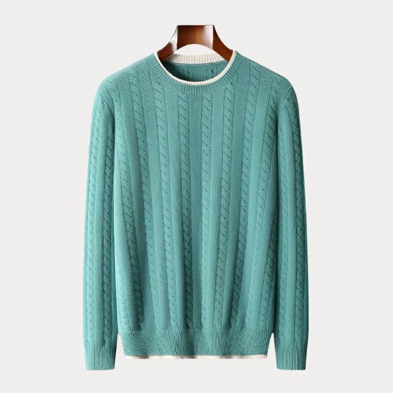 Heren Trui Ronde Hals – Comfortabele Gebreide Trui voor Casual en Sportief Gebruik