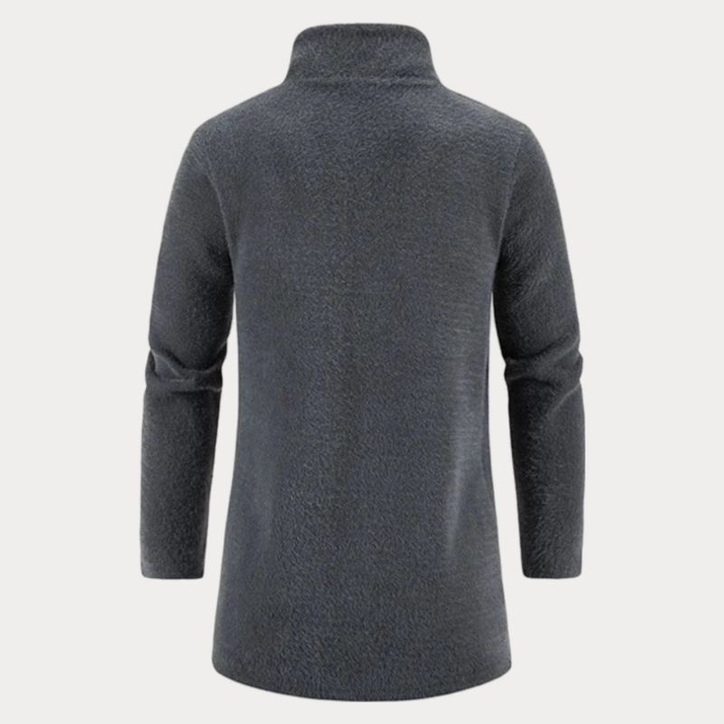Rollkragenmantel heren – Stijlvolle en warme wollen overjas voor herfst