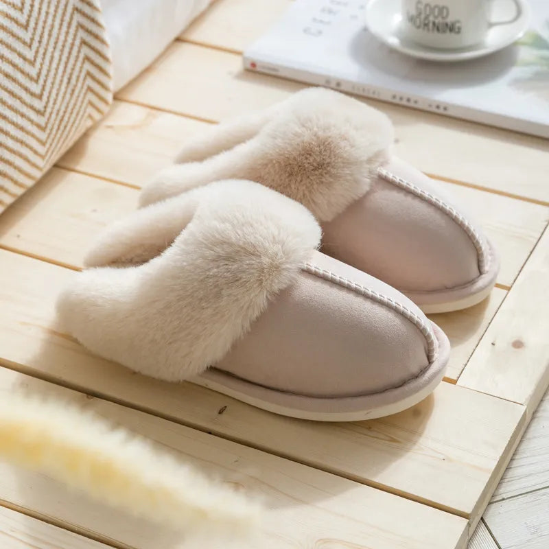 Zachte Huisschoenen Dames – Comfortabele Pantoffels voor Binnen en Relaxen