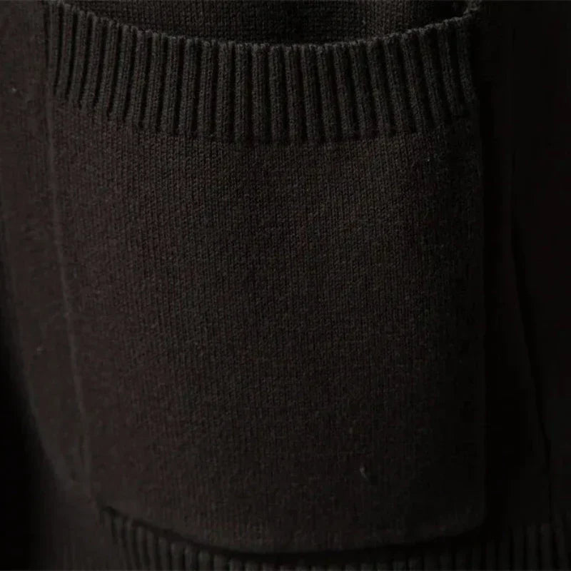 Heren Vest Open Voorkant – Stijlvol Gebreid Vest voor Casual en Formele Gelegenheden