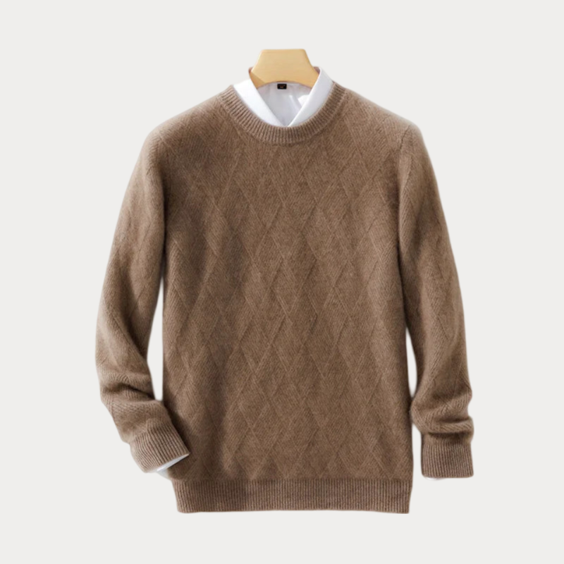 Heren Trui Ronde Hals – Comfortabele Trui van Katoen voor Casual Stijl