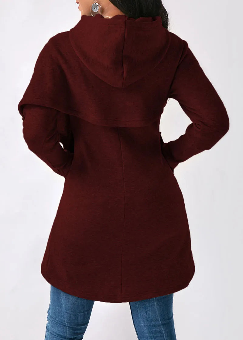 Asymmetrische Hoodie Dames – Trendy Zoom Hoodie voor Casual en Sportieve Stijl