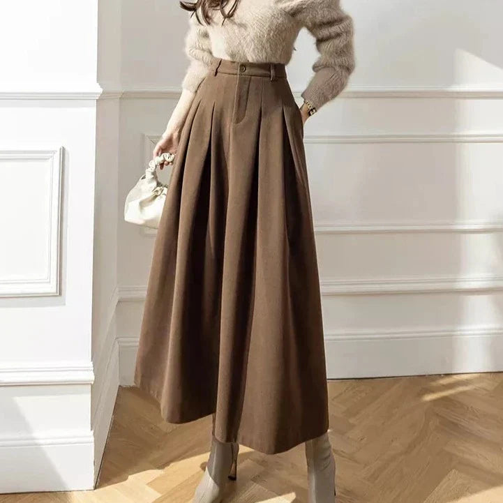 Vouwenrok dames – Elegante plissé rok van chiffon voor feest en casual gebruik
