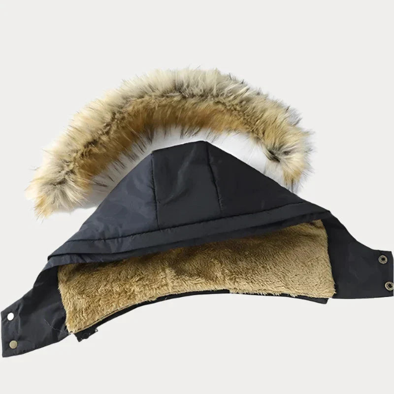 Heren Winter Parka – Warme Jas met Voorkeurzakken en Waterdichte Bescherming
