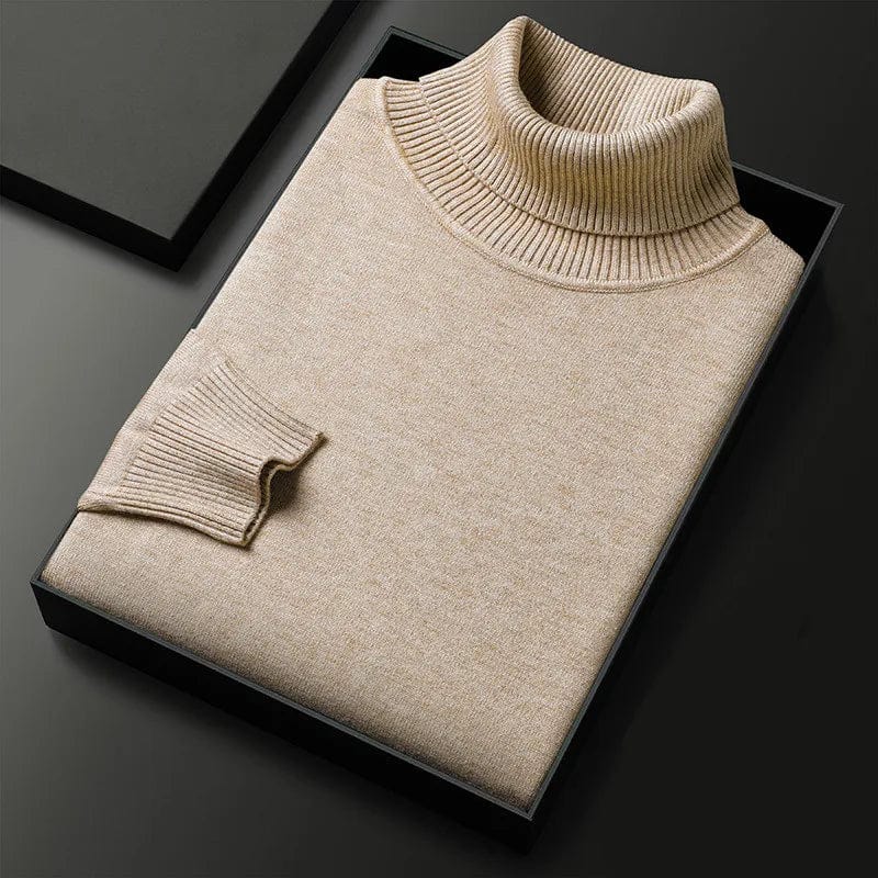 Heren Coltrui – Warme gebreide trui met ronde hals en casual stijl