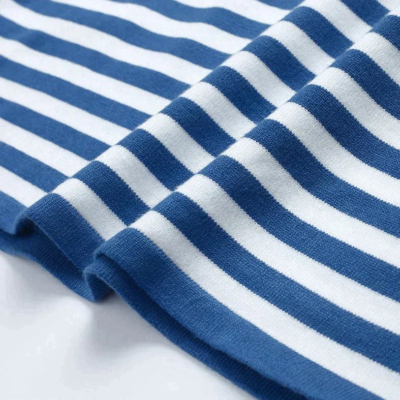 Gestreept dames top – Langarmige blouse met trendy strepen voor casual stijl