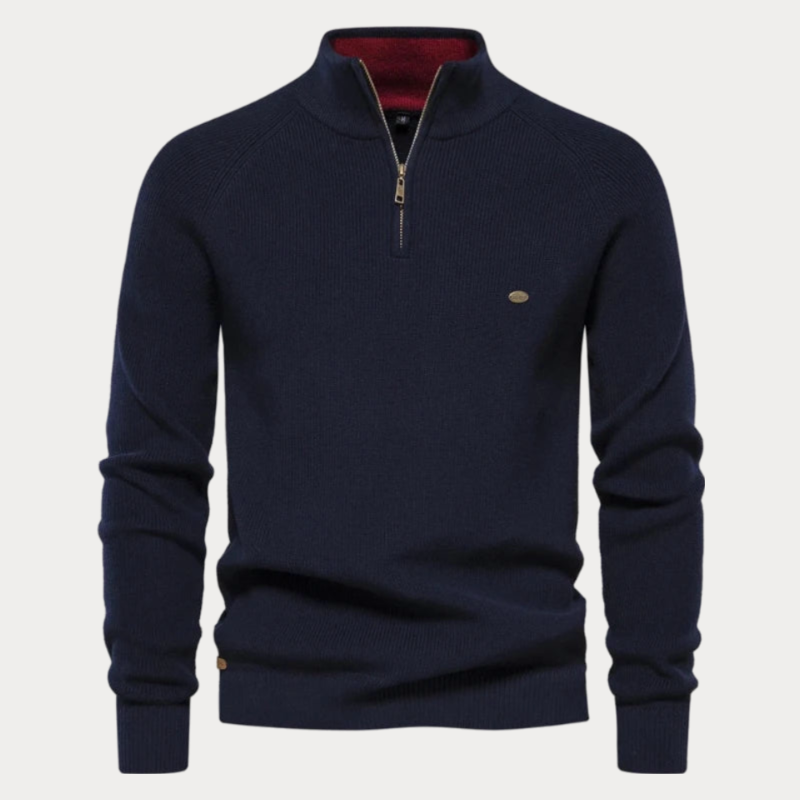 Heren-Pullover met Rits – Comfortabele en Stijlvolle Sweater voor Koude Dagen