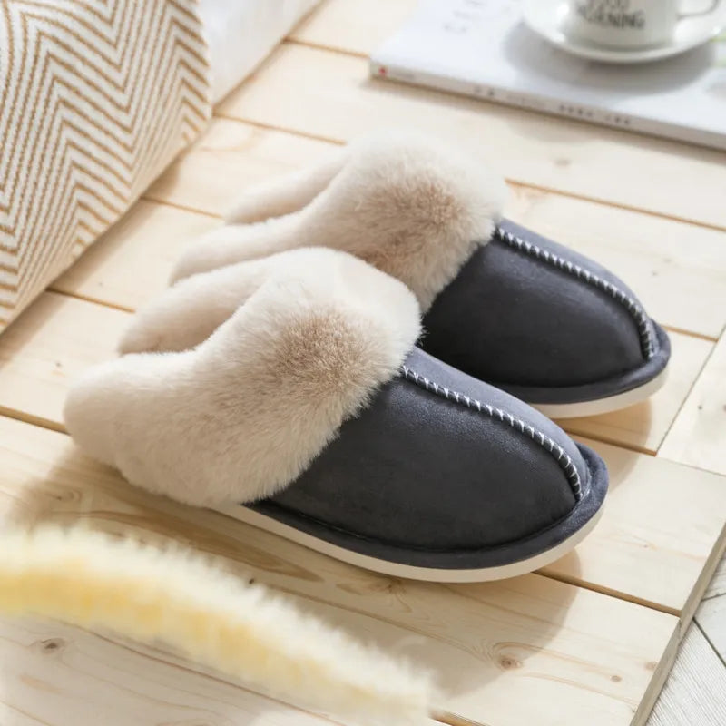 Zachte Huisschoenen Dames – Comfortabele Pantoffels voor Binnen en Relaxen