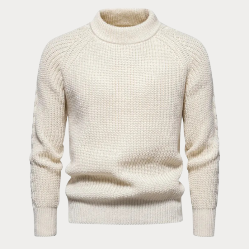 Casual Trui Heren - Ronde Hals Trui van Katoen voor Comfortabele Look
