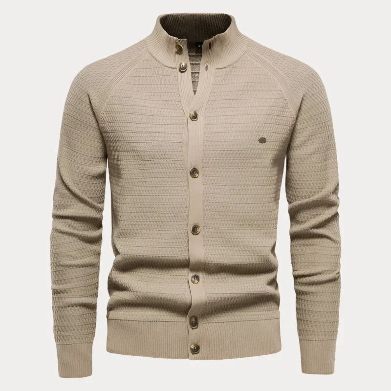 Heren Pullover met Knopfleiste – Comfortabele Trui voor Casual en Formele Gelegenheden