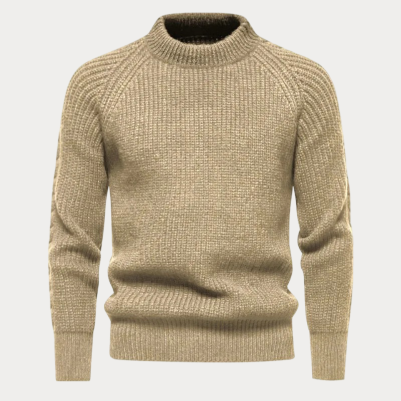 Casual Trui Heren - Ronde Hals Trui van Katoen voor Comfortabele Look