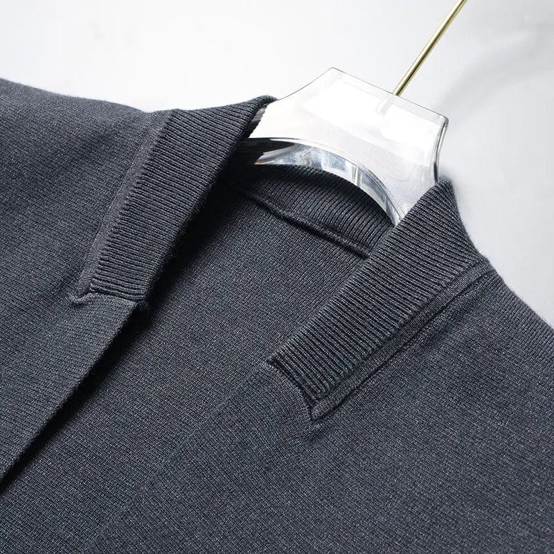 Dames strikjack met knopen en zakken – Elegante damesjas voor casual en feestelijke gelegenheden