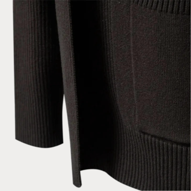 Heren Vest Open Voorkant – Stijlvol Gebreid Vest voor Casual en Formele Gelegenheden