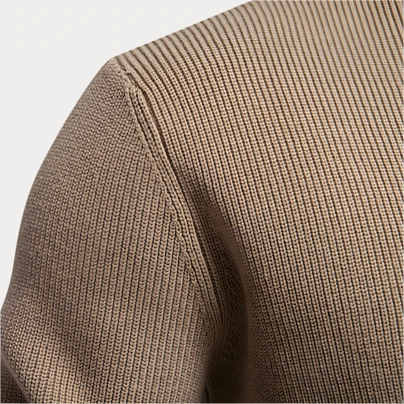 Pullover heren – Opstaande kraag, comfortabele trui voor casual en sportief gebruik